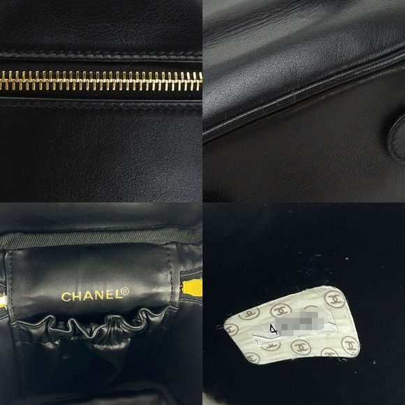 CHANEL Black Leather Pouch - Picture 6 of 7